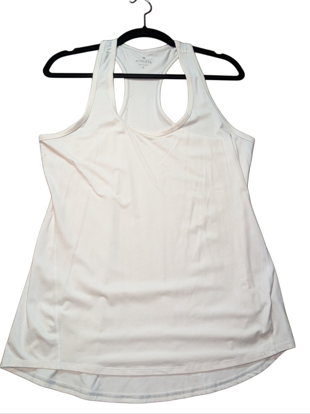 Athleta Cream Racerback Tank Top